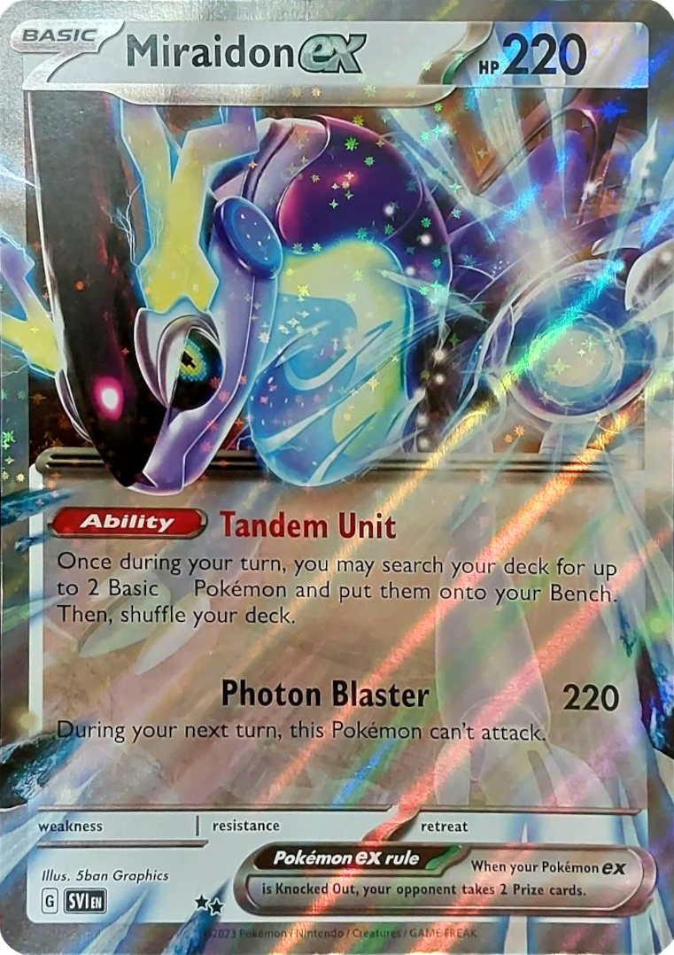 Miraidon ex (Unnumbered) (Jumbo Card) [Scarlet & Violet: Base Set] | Jack's On Queen
