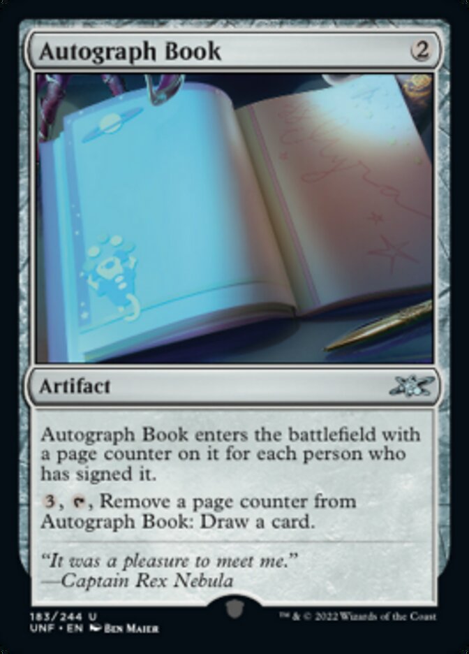 Autograph Book [Unfinity] | Jack's On Queen