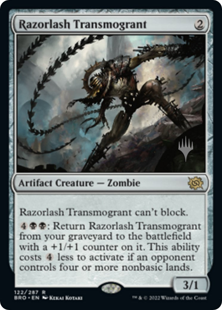 Razorlash Transmogrant (Promo Pack) [The Brothers' War Promos] | Jack's On Queen