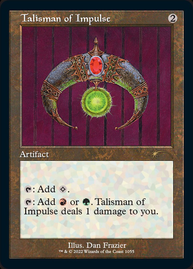 Talisman of Impulse (Foil Etched) [Secret Lair Drop Series] | Jack's On Queen