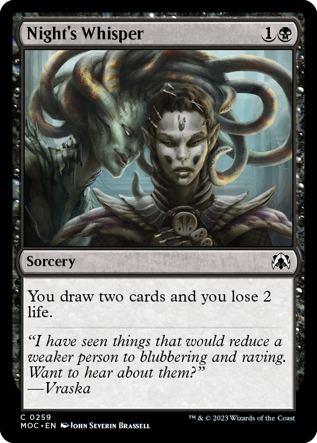 Night's Whisper [March of the Machine Commander] | Jack's On Queen