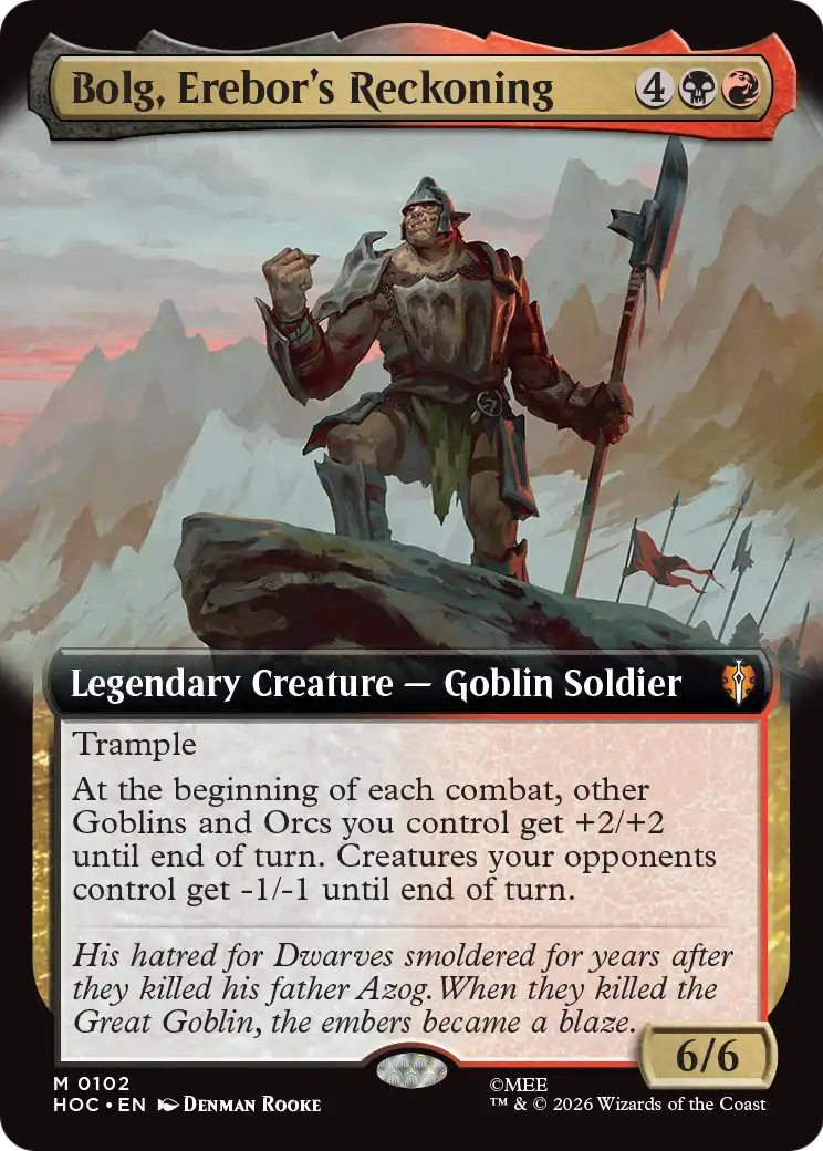 Bolg, Erebor's Reckoning (Extended Art) [The Hobbit: Eternal-Legal] | Jack's On Queen
