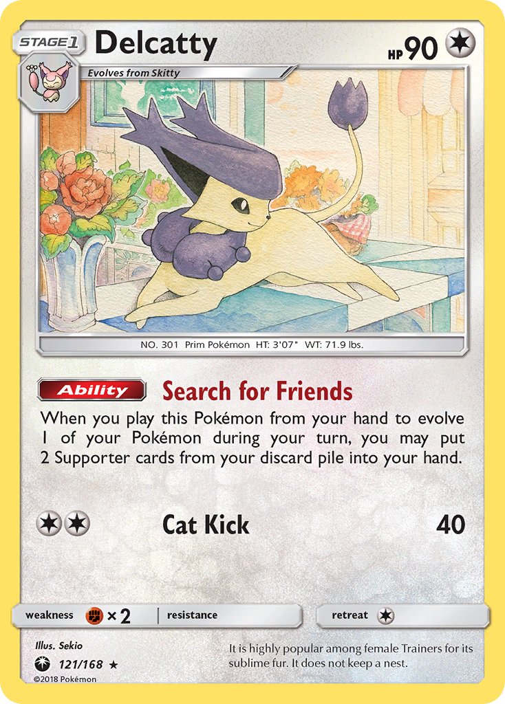 Delcatty (121/168) (Theme Deck Exclusive) [Sun & Moon: Celestial Storm] | Jack's On Queen