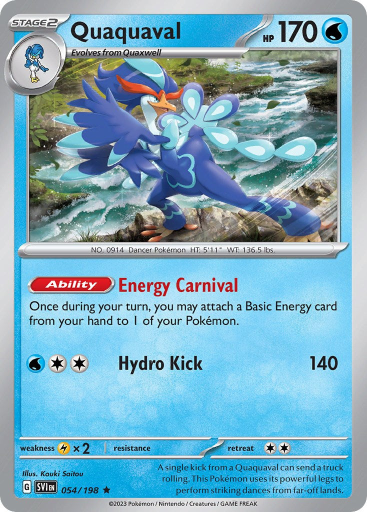Quaquaval (054/198) (Theme Deck Exclusive) [Scarlet & Violet: Base Set] | Jack's On Queen