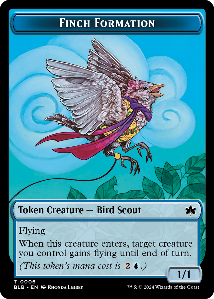 Finch Formation Token [Bloomburrow Tokens] | Jack's On Queen