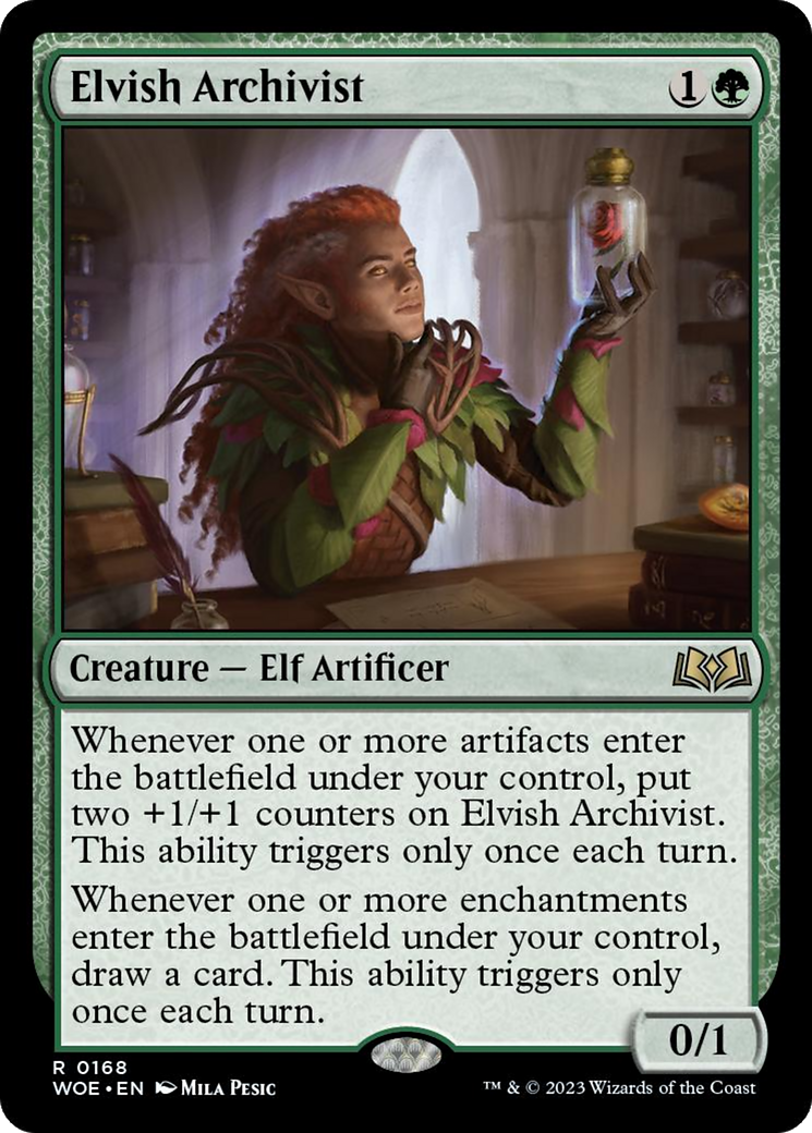 Elvish Archivist [Wilds of Eldraine] | Jack's On Queen