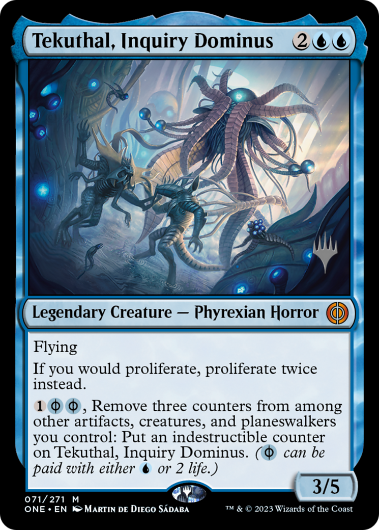Tekuthal, Inquiry Dominus (Promo Pack) [Phyrexia: All Will Be One Promos] | Jack's On Queen