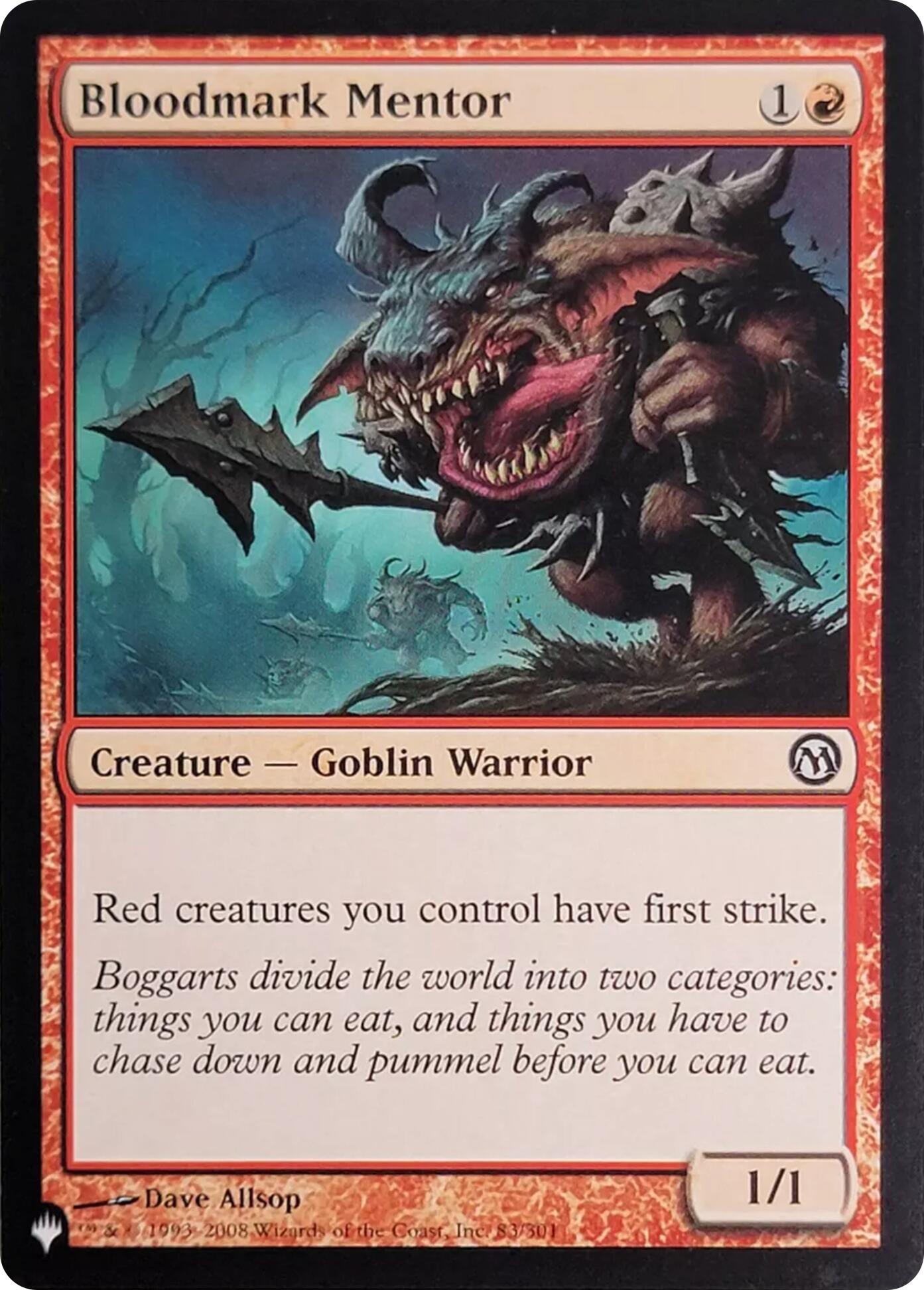 Bloodmark Mentor (83) [The List] | Jack's On Queen