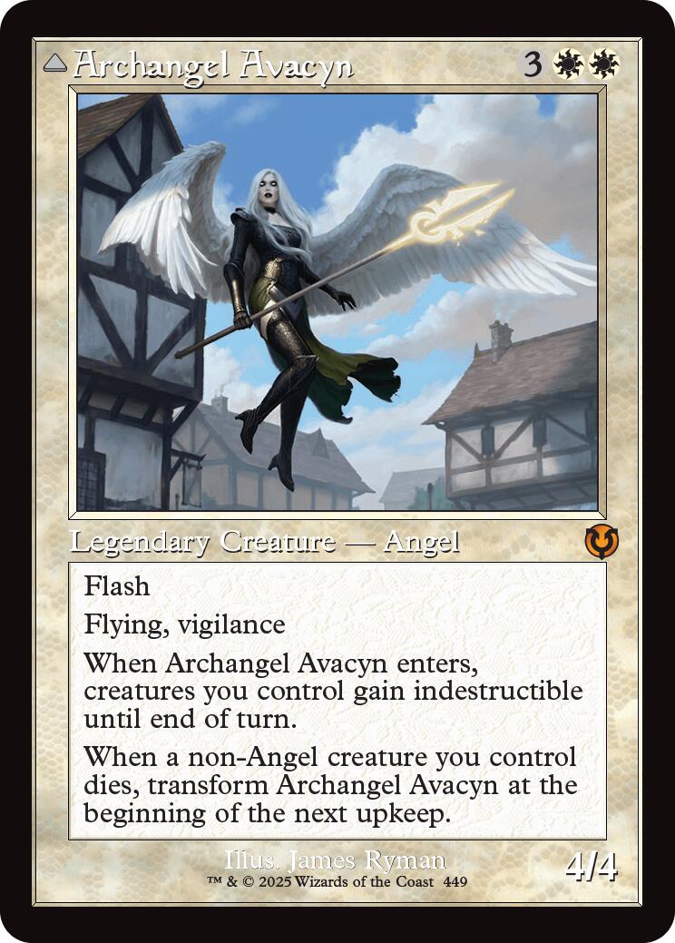 Archangel Avacyn // Avacyn, the Purifier (Retro Frame) [Innistrad Remastered] | Jack's On Queen