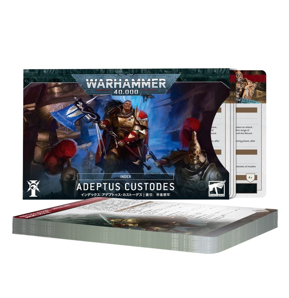 Index Cards: Adeptus Custodes | Jack's On Queen