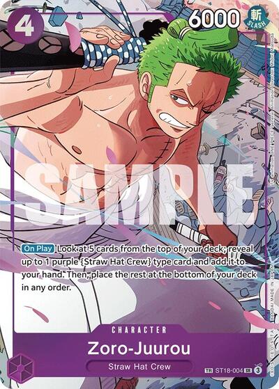 Zoro-Juurou (ST18-004) (ST18-004) [Emperors in the New World] | Jack's On Queen