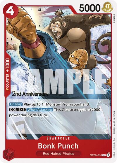 Bonk Punch (OP09-010) [Emperors in the New World: 2nd Anniversary Tournament Cards] | Jack's On Queen