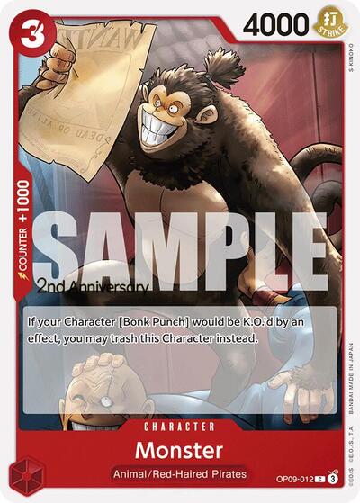 Monster (OP09-012) [Emperors in the New World: 2nd Anniversary Tournament Cards] | Jack's On Queen