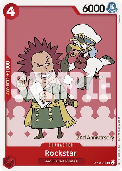 Rockstar (OP09-016) [Emperors in the New World: 2nd Anniversary Tournament Cards] | Jack's On Queen