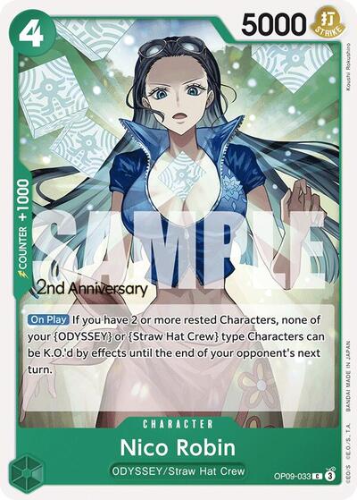 Nico Robin (033) (OP09-033) [Emperors in the New World: 2nd Anniversary Tournament Cards] | Jack's On Queen