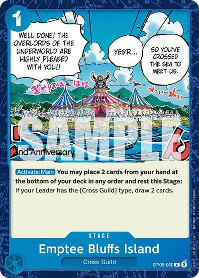 Emptee Bluffs Island (OP09-060) [Emperors in the New World: 2nd Anniversary Tournament Cards] | Jack's On Queen