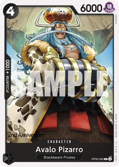 Avalo Pizarro (OP09-082) [Emperors in the New World: 2nd Anniversary Tournament Cards] | Jack's On Queen