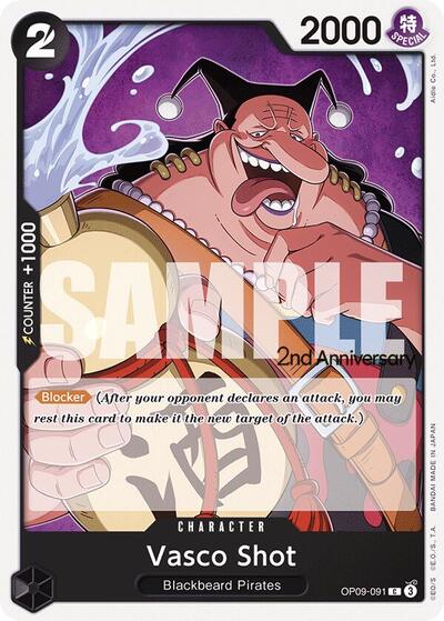 Vasco Shot (OP09-091) [Emperors in the New World: 2nd Anniversary Tournament Cards] | Jack's On Queen