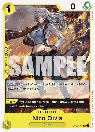 Nico Olvia (OP09-106) [Emperors in the New World: 2nd Anniversary Tournament Cards] | Jack's On Queen