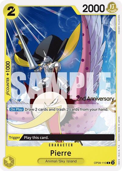 Pierre (OP09-110) [Emperors in the New World: 2nd Anniversary Tournament Cards] | Jack's On Queen