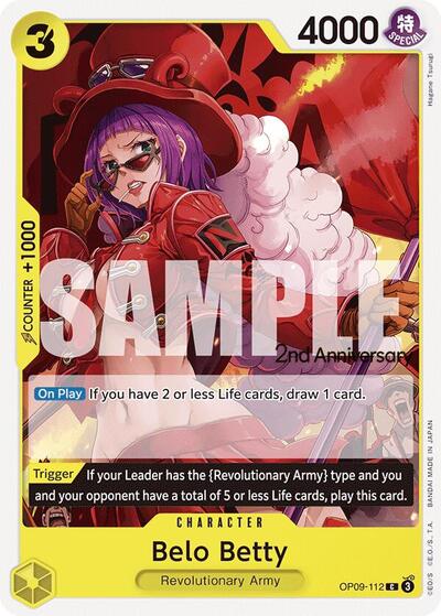 Belo Betty (OP09-112) [Emperors in the New World: 2nd Anniversary Tournament Cards] | Jack's On Queen