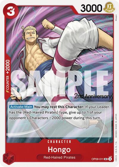 Hongo (OP09-011) [Emperors in the New World: 2nd Anniversary Tournament Cards] | Jack's On Queen