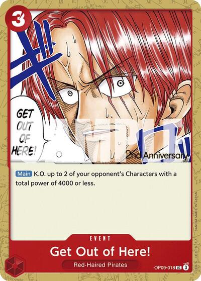 Get Out of Here! (OP09-018) [Emperors in the New World: 2nd Anniversary Tournament Cards] | Jack's On Queen