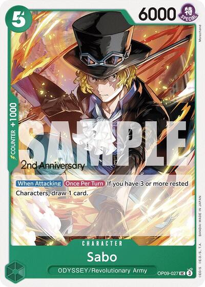 Sabo (027) (OP09-027) [Emperors in the New World: 2nd Anniversary Tournament Cards] | Jack's On Queen