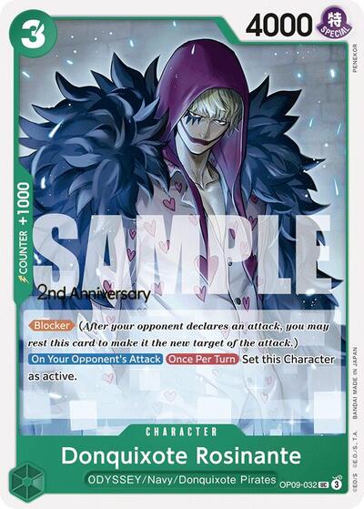 Donquixote Rosinante (032) (OP09-032) [Emperors in the New World: 2nd Anniversary Tournament Cards] | Jack's On Queen