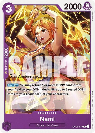 Nami (070) (OP09-070) [Emperors in the New World: 2nd Anniversary Tournament Cards] | Jack's On Queen