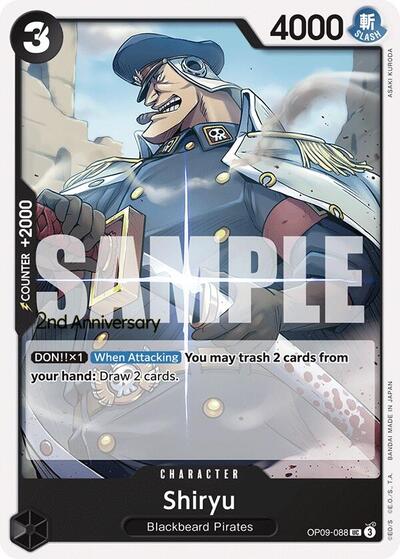 Shiryu (OP09-088) [Emperors in the New World: 2nd Anniversary Tournament Cards] | Jack's On Queen