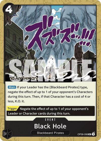 Black Hole (OP09-098) [Emperors in the New World: 2nd Anniversary Tournament Cards] | Jack's On Queen