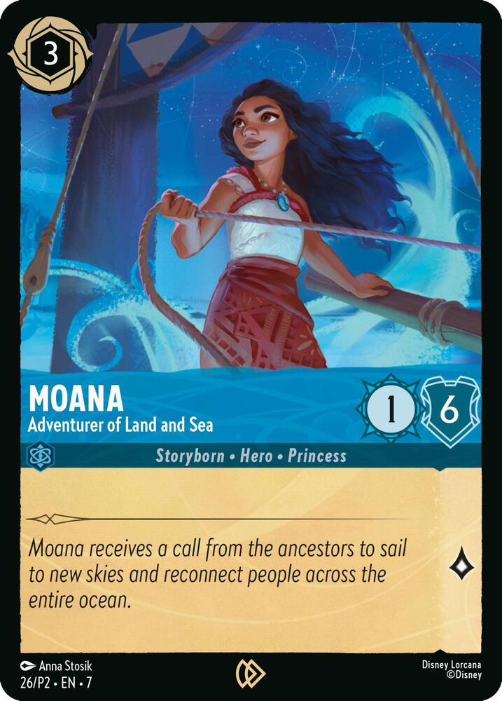 Moana - Adventurer of Land and Sea (26) [Disney Lorcana Promo Cards] | Jack's On Queen