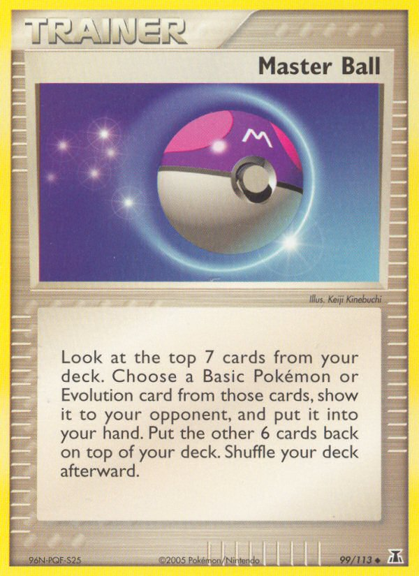 Master Ball (99/113) [EX: Delta Species] | Jack's On Queen