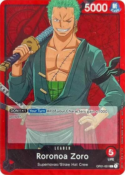 Roronoa Zoro (OP01-001) [One Piece Demo Deck Cards] | Jack's On Queen