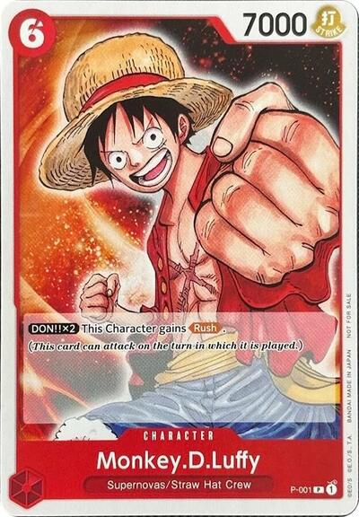 Monkey.D.Luffy (001) (P-001) [One Piece Demo Deck Cards] | Jack's On Queen