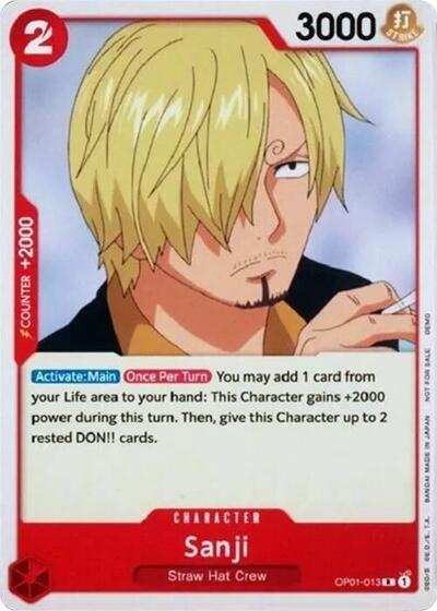 Sanji (OP01-013) [One Piece Demo Deck Cards] | Jack's On Queen