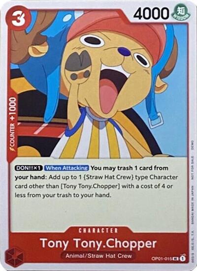 Tony Tony.Chopper (015) (OP01-015) [One Piece Demo Deck Cards] | Jack's On Queen