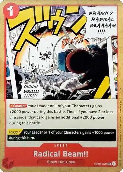 Radical Beam!! (OP01-029) [One Piece Demo Deck Cards] | Jack's On Queen