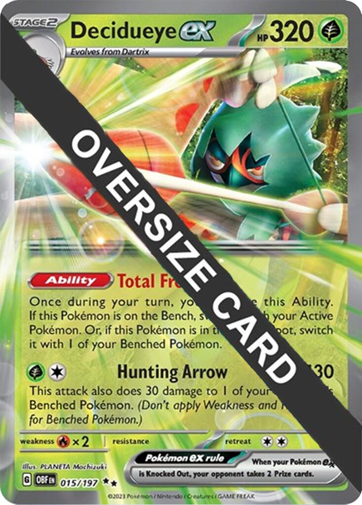 Decidueye ex (015/197) (Jumbo Card) [Miscellaneous Cards] | Jack's On Queen