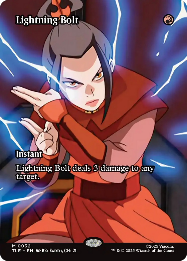 Lightning Bolt (Borderless) [Avatar: The Last Airbender: Eternal-Legal] | Jack's On Queen