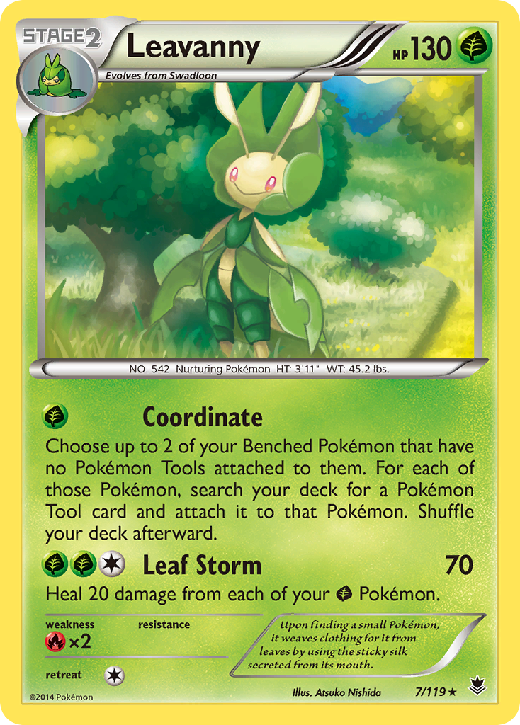 Leavanny (7/119) [XY: Phantom Forces] | Jack's On Queen