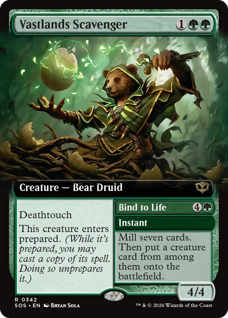 Vastlands Scavenger (Extended Art) [Secrets of Strixhaven] | Jack's On Queen