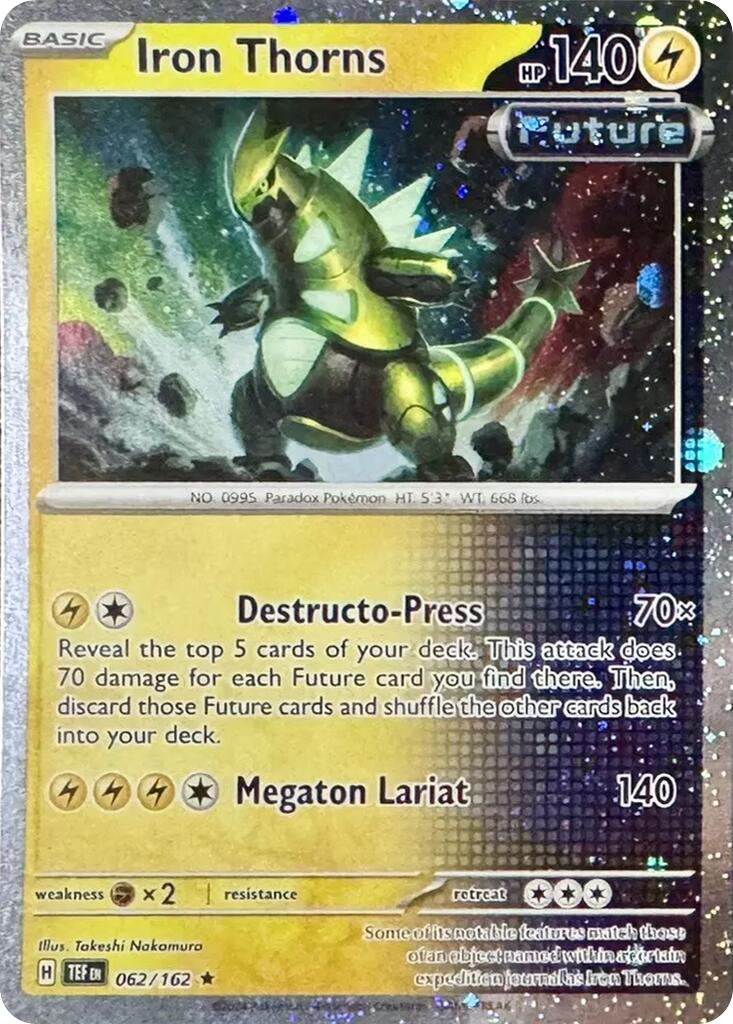 Iron Thorns (062/162) (Cosmos Holo) [Miscellaneous Cards] | Jack's On Queen