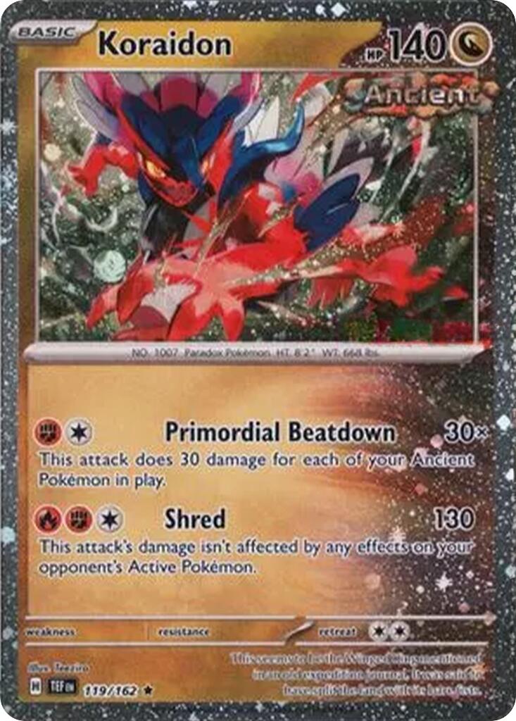 Koraidon (119/162) (Cosmos Holo) [Miscellaneous Cards] | Jack's On Queen