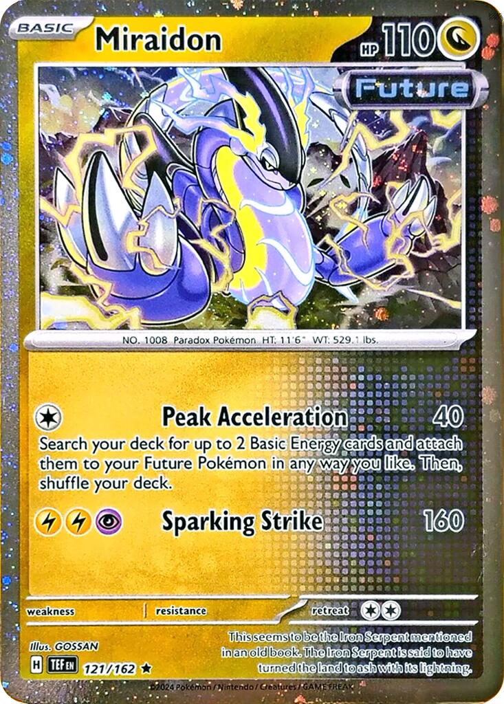 Miraidon (121/162) (Cosmos Holo) [Miscellaneous Cards] | Jack's On Queen