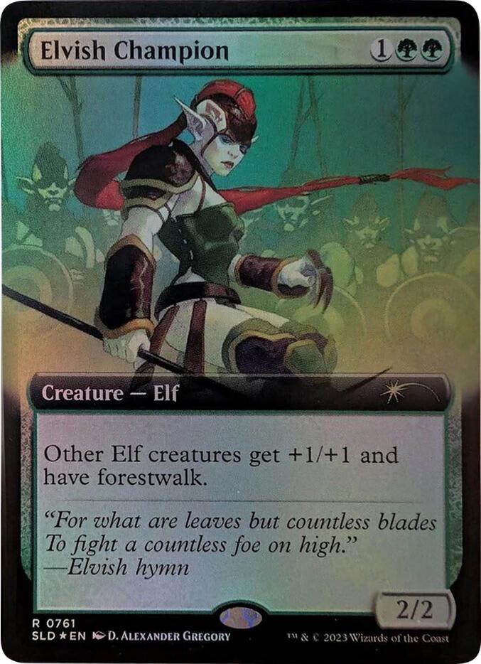 Elvish Champion (Extended Art) [Secret Lair Drop Series] | Jack's On Queen