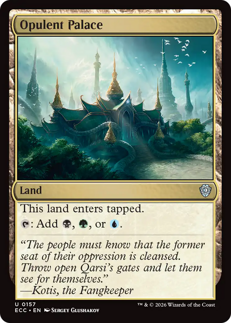 Opulent Palace [Lorwyn Eclipsed Commander] | Jack's On Queen