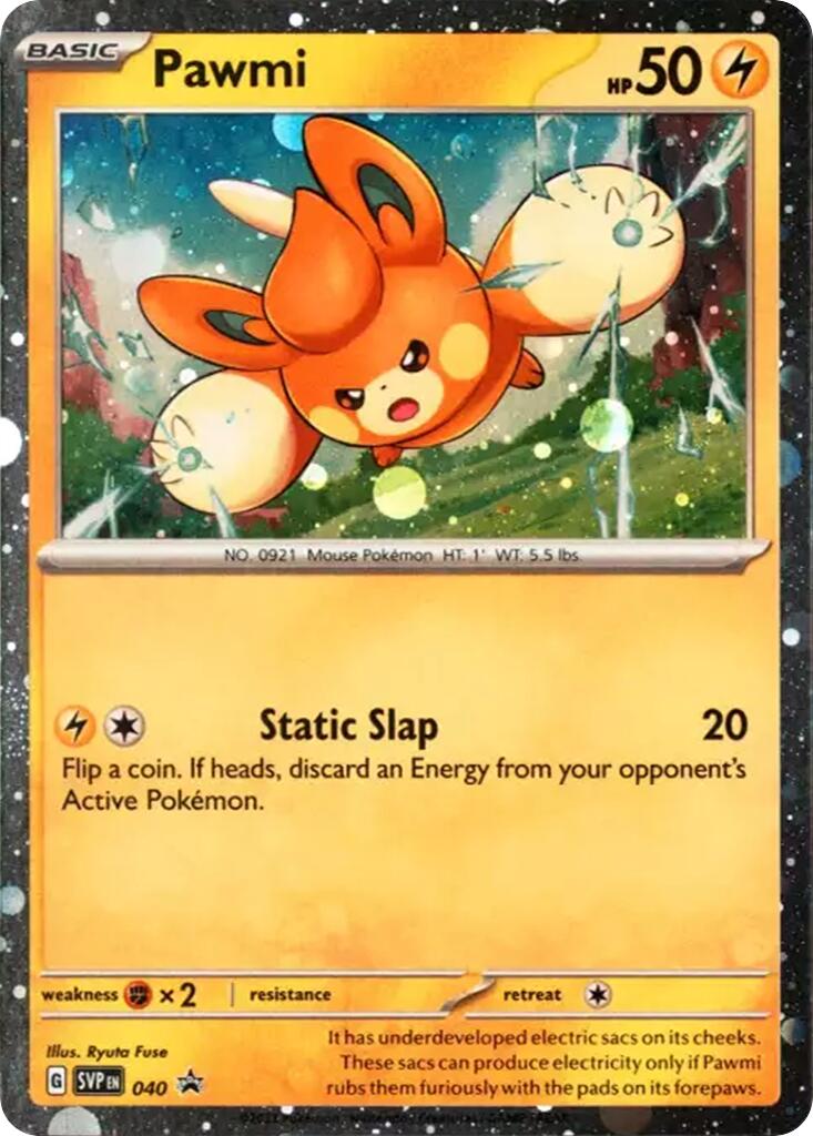 Pawmi (040) (Cosmos Holo) [Scarlet & Violet: Black Star Promos] | Jack's On Queen