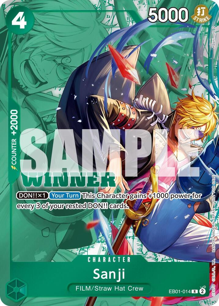 Sanji (Winner Pack 2025 Vol. 1) (EB01-014) [One Piece Promotion Cards] | Jack's On Queen